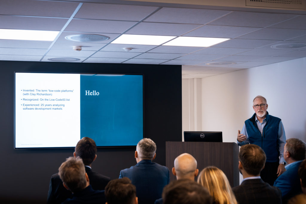 John Rymer from Forrester Research introduces himself to Genus